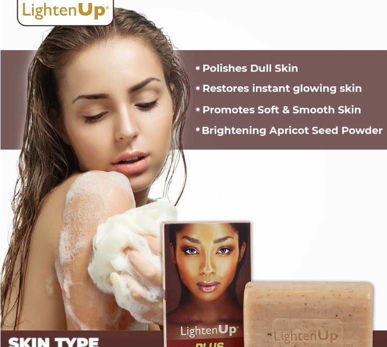 lightenup plus shea butter exfoliating soap 200g / 7.1 fl oz lightenup plus shea butter exfoliating soap 200g / 7.1 fl oz