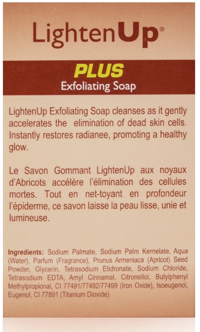 lightenup plus shea butter exfoliating soap 200g / 7.1 fl oz lightenup plus shea butter exfoliating soap 200g / 7.1 fl oz